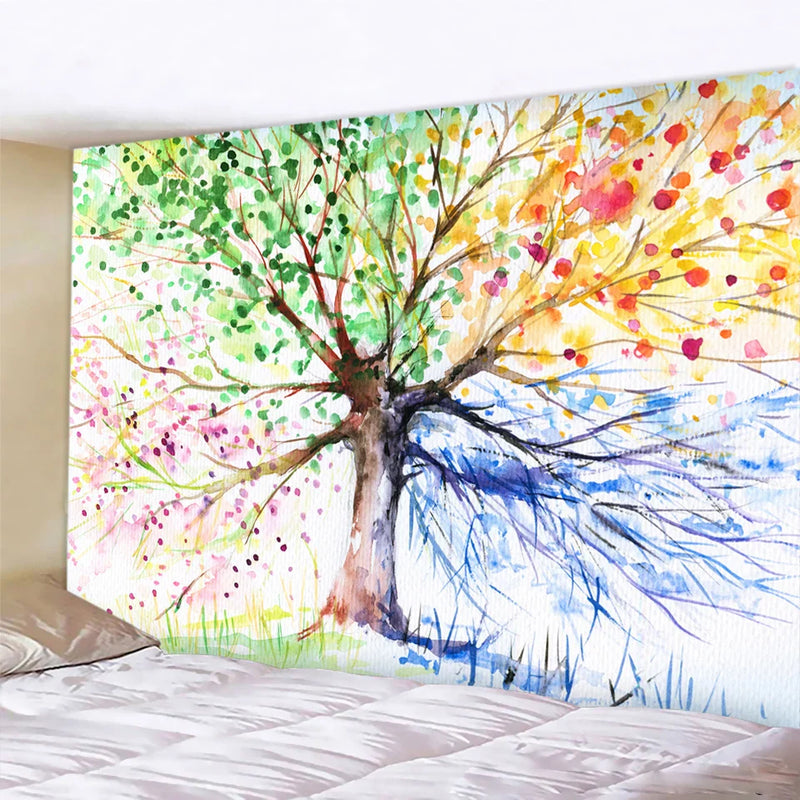 In Nordic Tree of Life Tapestry by Afralia™: Stylish Home Decor & Wall Art