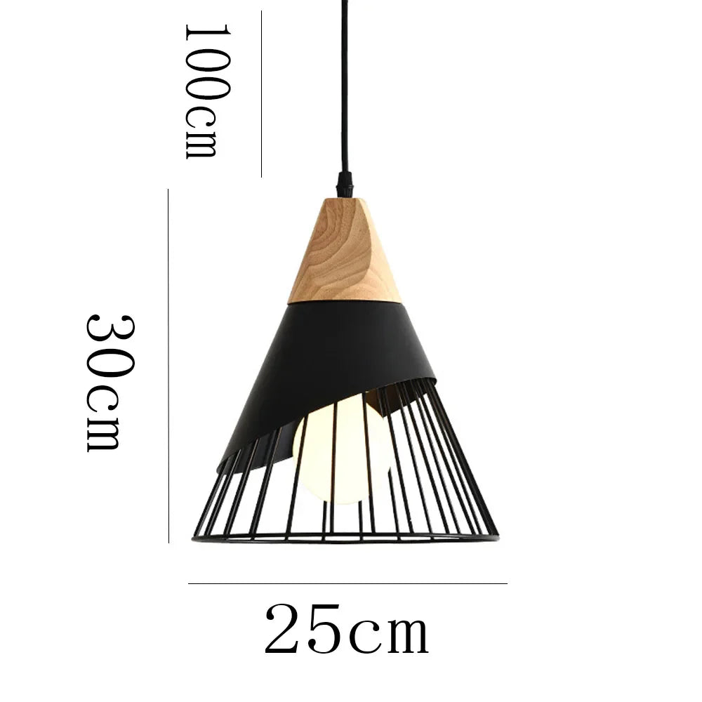 Metal E27 Vintage Industrial Chandelier by Afralia™ - Modern Living Room Ceiling Lighting
