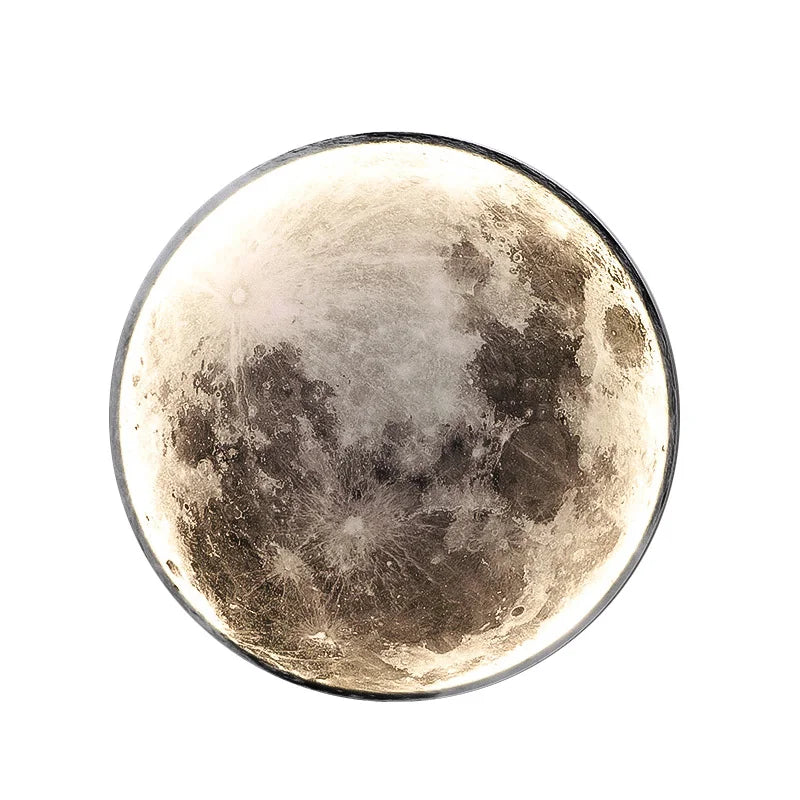 Moon Wall Lamp for Living Room Background Mural Decoration - Afralia™