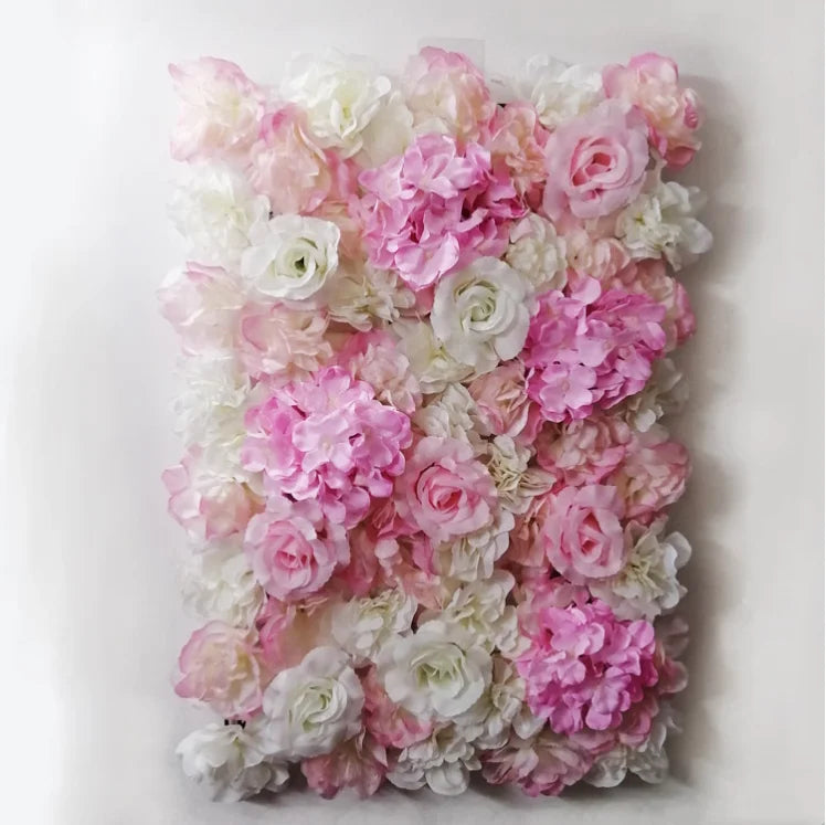 Afralia™ Silk Rose Fake Flower Wall Wedding Decoration Romantic Home Decor