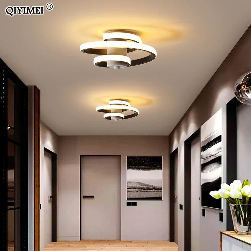 Afralia™ LED Ceiling Lights: Modern Illumination for Home Living Room Bedroom Aisle Balcony