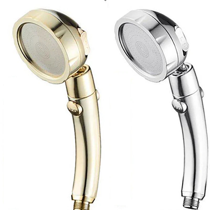 Afralia™ Retro Golden 3 Mode High Pressure Shower Head