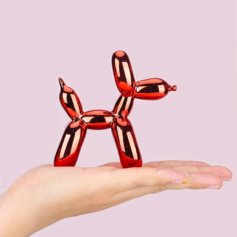 Afralia™ Nordic Resin Dog Sculpture Ornaments for Home Decor & Kids' Gifts