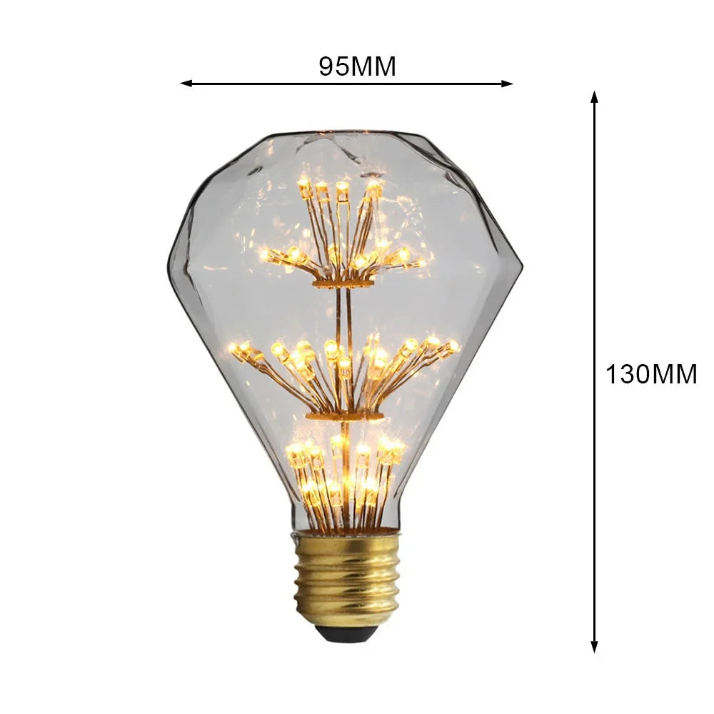 Afralia™ Retro Edison Bulb LED 3W E27 Industrial Vintage Lamp Light Bulb