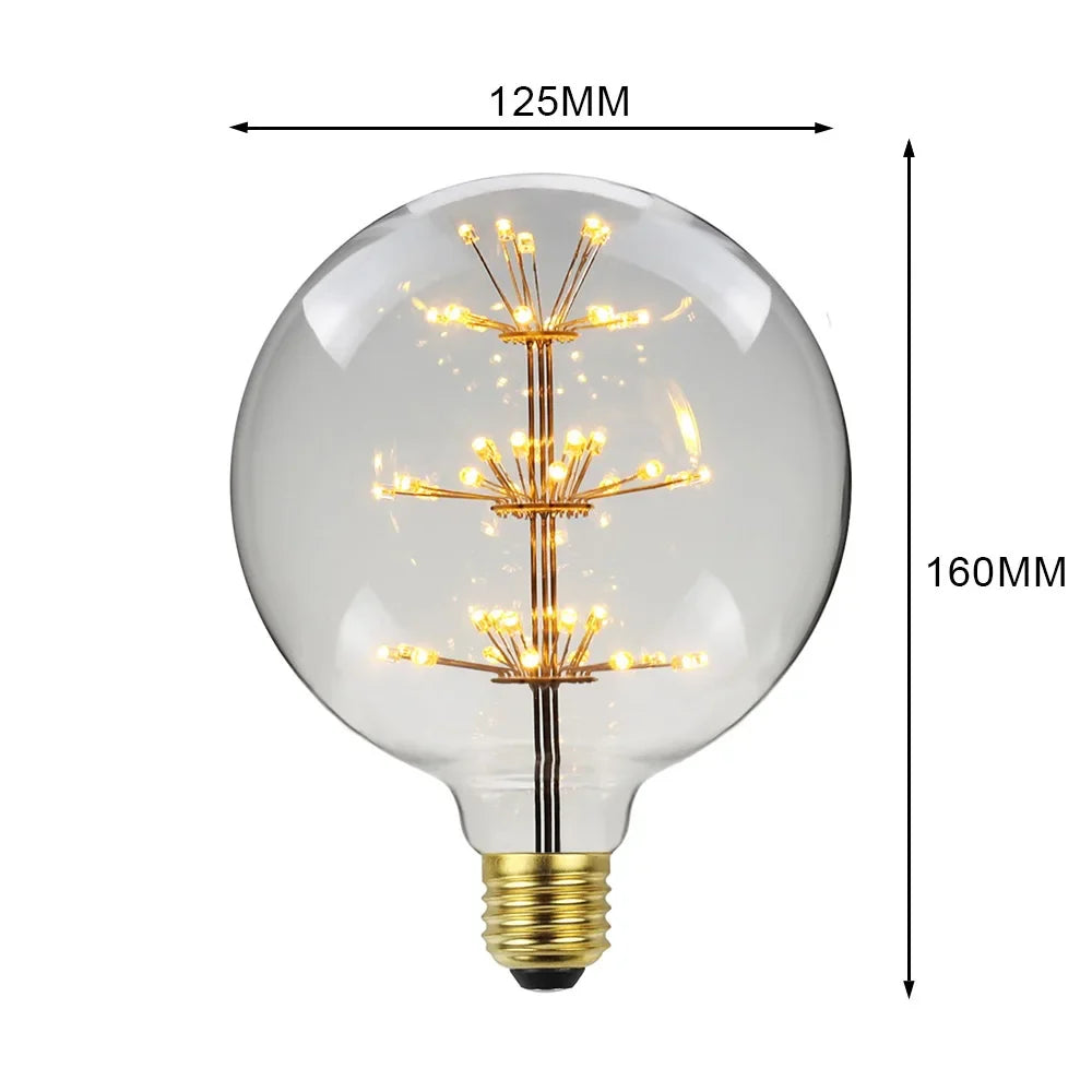 Afralia™ Retro Edison Bulb LED 3W E27 Industrial Vintage Lamp Light Bulb
