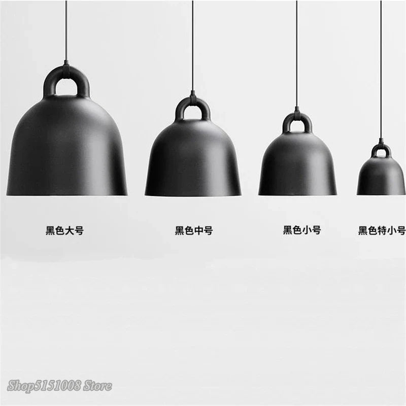 Afralia™ Modern Bell Pendant Light | Resin Fixtures Dining Room Hanging Lamp