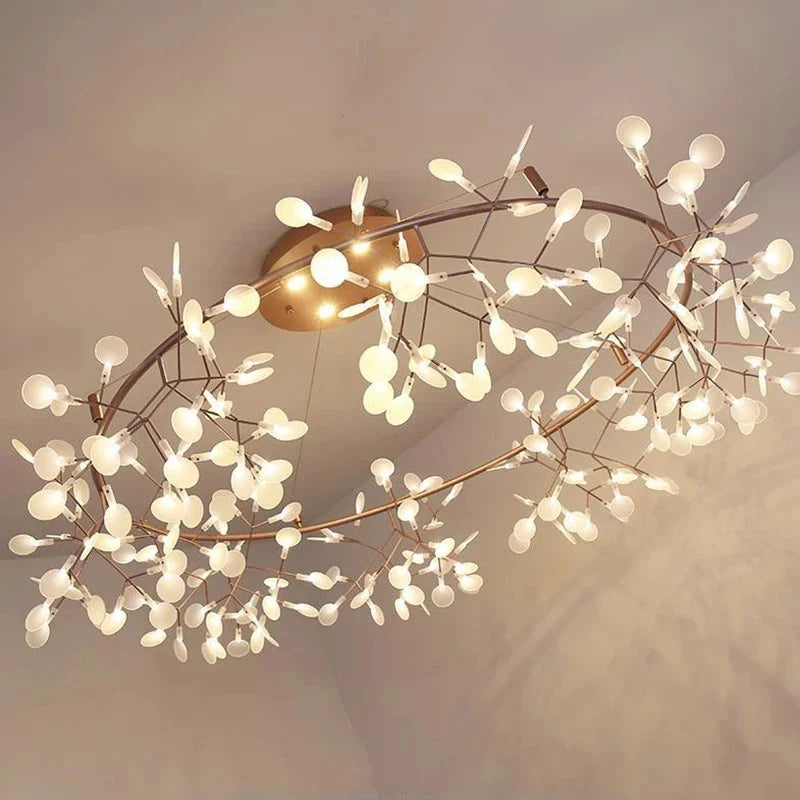 Afralia™ Modern Dandelion Chandelier Stylish Tree Branch Acrylic Light for Home Decor