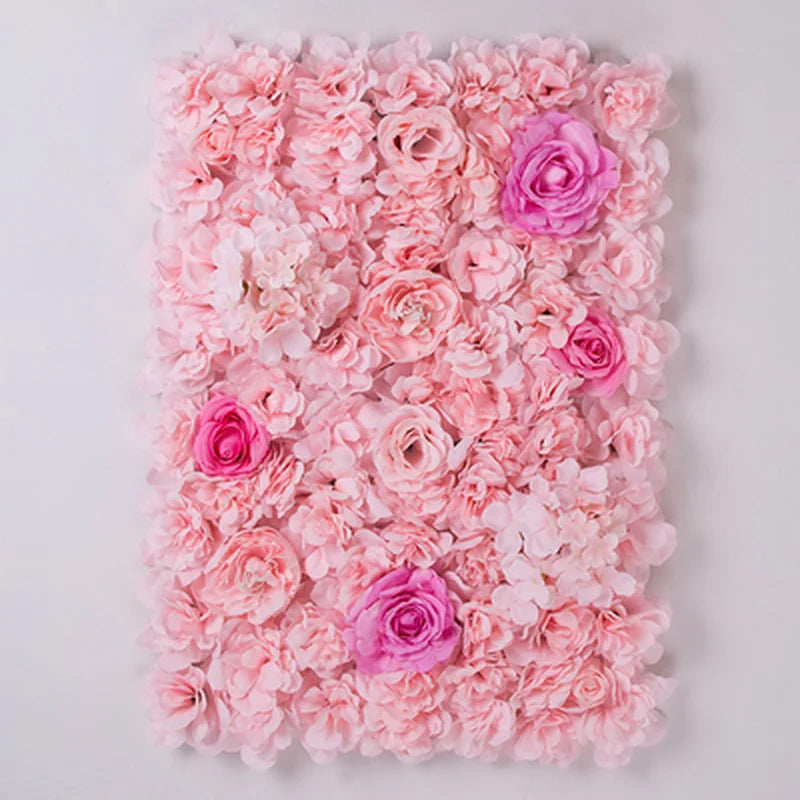 Afralia™ Silk Rose Flower Wall Wedding Christmas Decoration Silk Hydrangea Backdrop