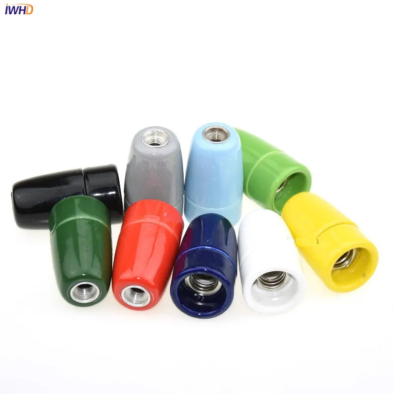 Afralia™ Vintage Ceramic E14 Lamp Socket Fitting for Pet Aquarium Fish