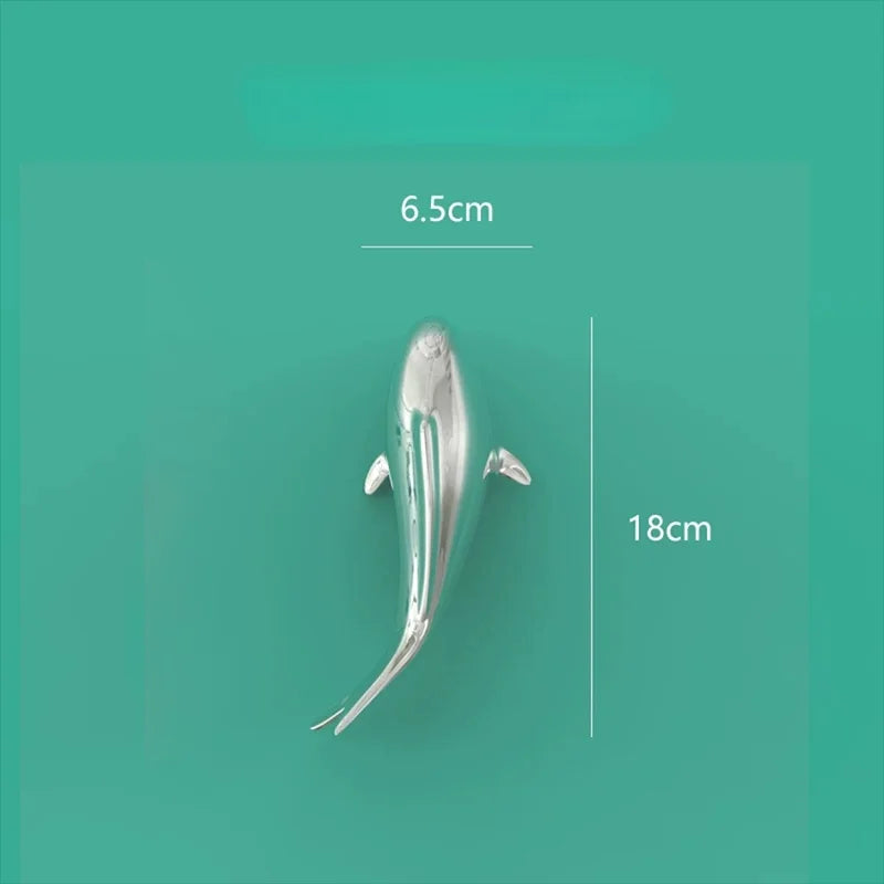 Afralia™ Goldfish Resin Wall Hanging - Home Decor Room Aesthetic