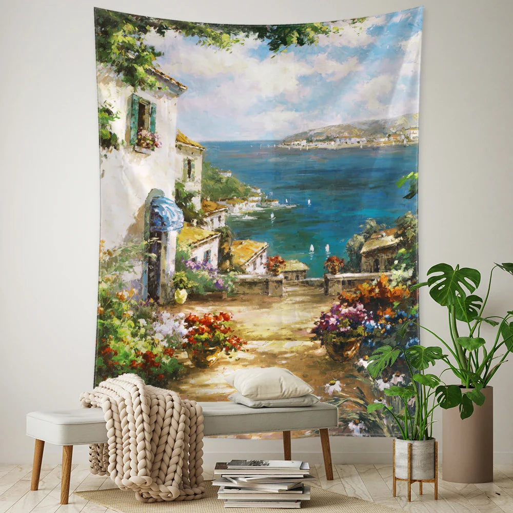 Nordic Abstract Tapestry Wall Hanging for Boho Home Decor - Afralia™