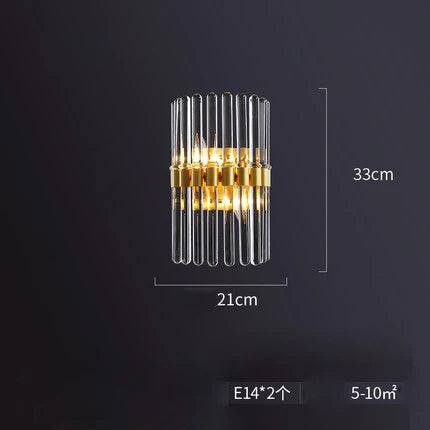 Afralia™ E14 LED Crystal Pendant Lights in Silver Gold Finish