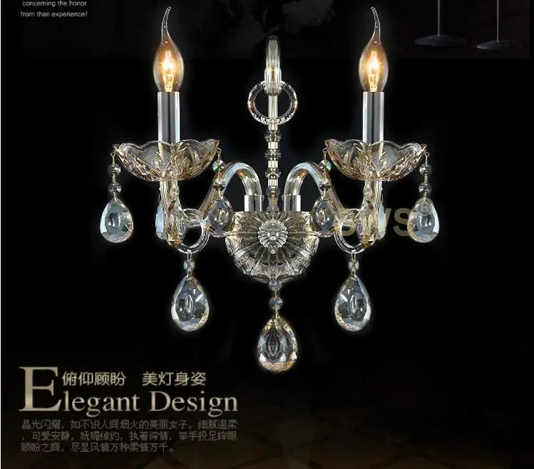 Afralia™ Luxury Crystal Chandelier: Modern Large Gold/Cognac/Clear Lighting Fixture