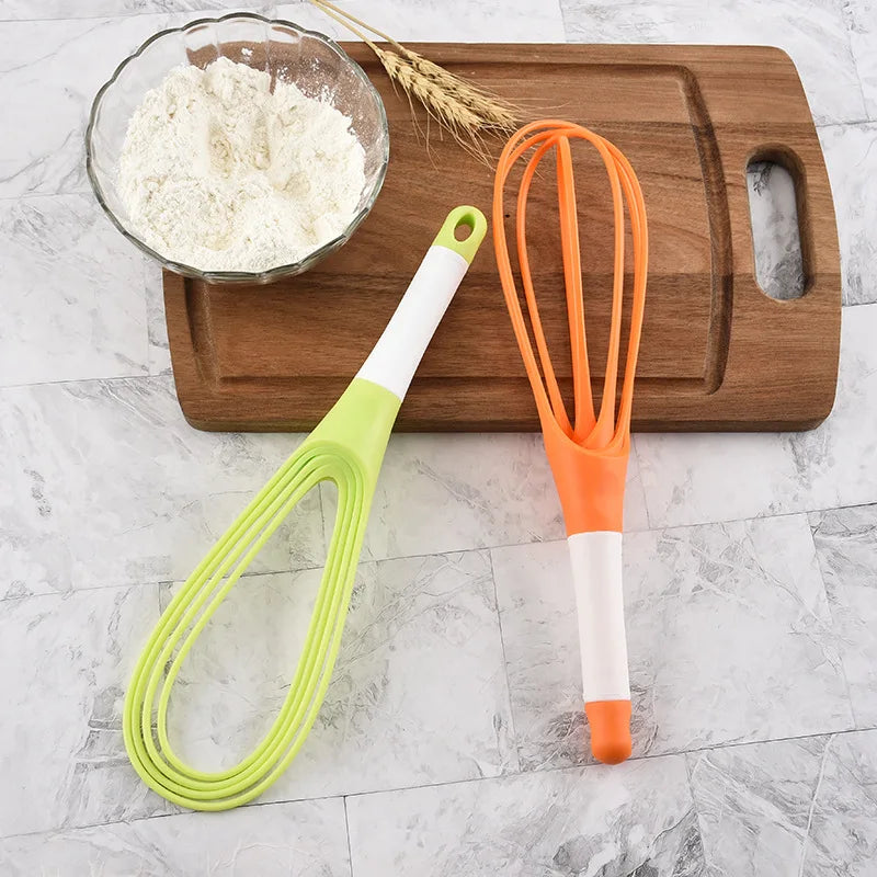 Afralia™ Foldable Egg Mixer Cream Blender Whisk Kitchen Gadgets