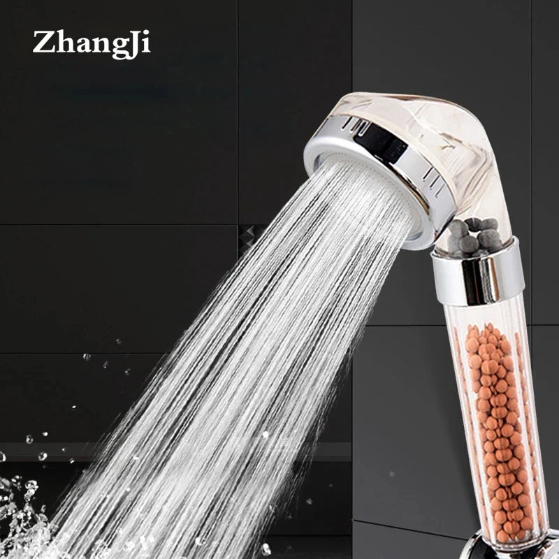 Afralia™ Anion Spa Shower Head High Pressure Water Saving Handheld Nozzle