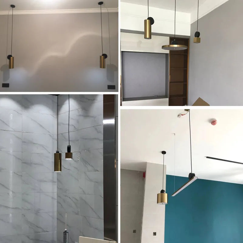 Afralia™ Nordic Loft LED Pendant Light for Living Room, Kitchen, and Dining Room