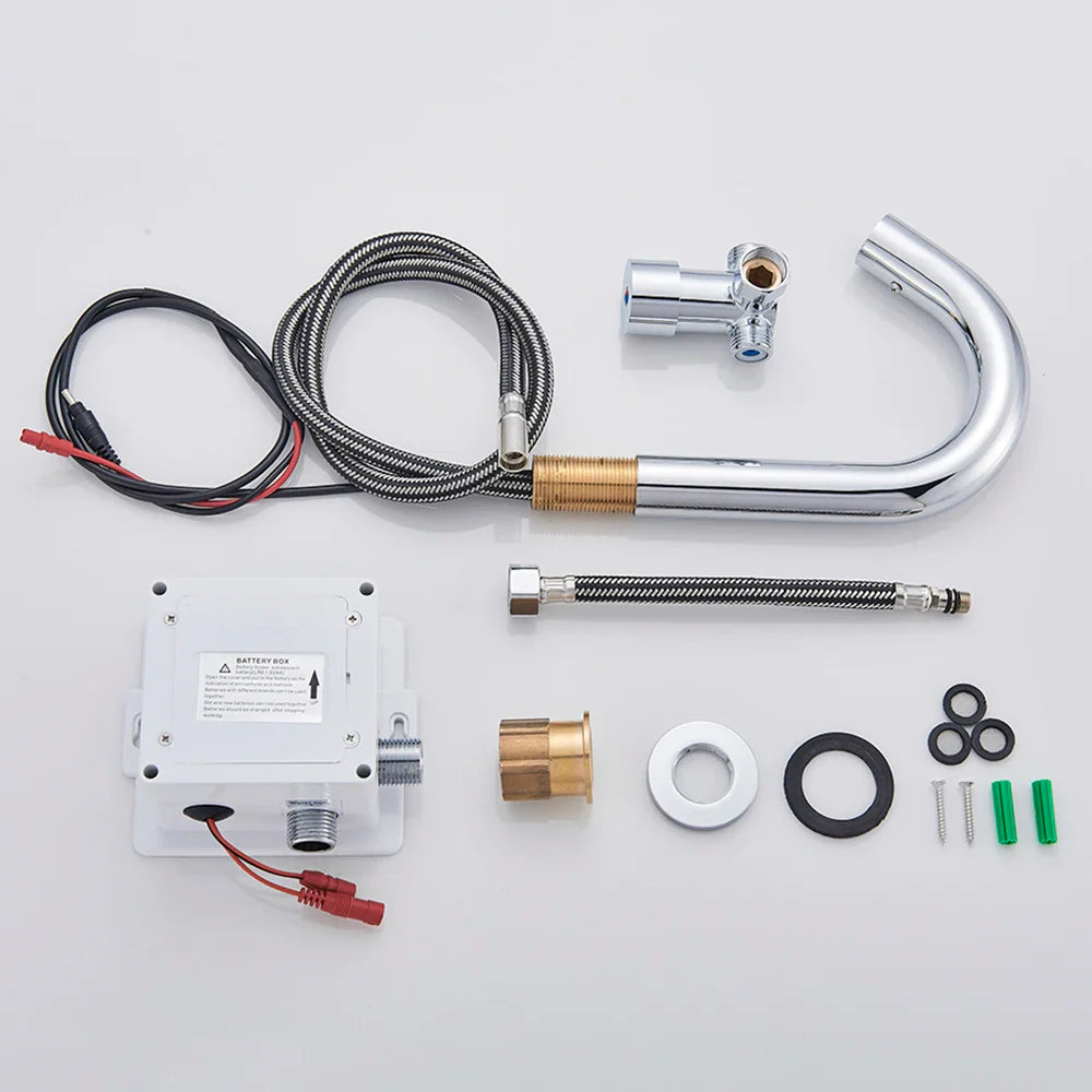 Afralia™ Infrared Sensor Faucet Mixer for Touchless Electric Basin - Hot & Cold Water