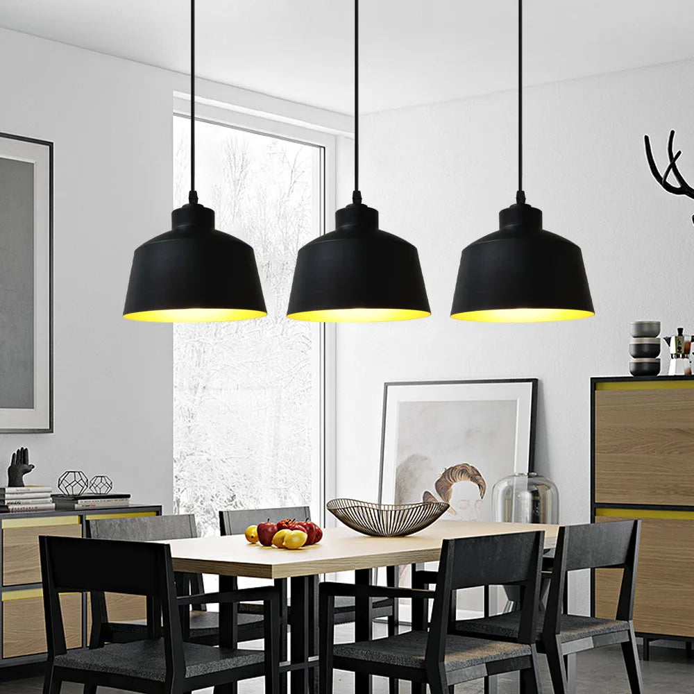 Afralia™ Nordic Loft Pendant Lights for Dining Room Kitchen Island E27