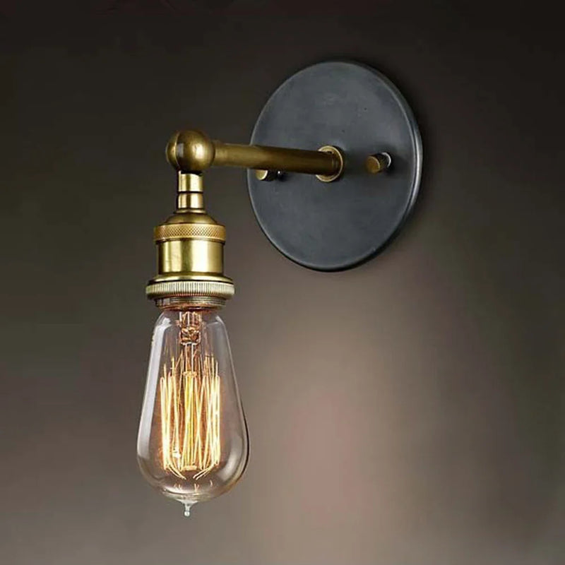 Afralia™ Vintage Industrial Wall Sconce - Retro Indoor Lighting Fixture