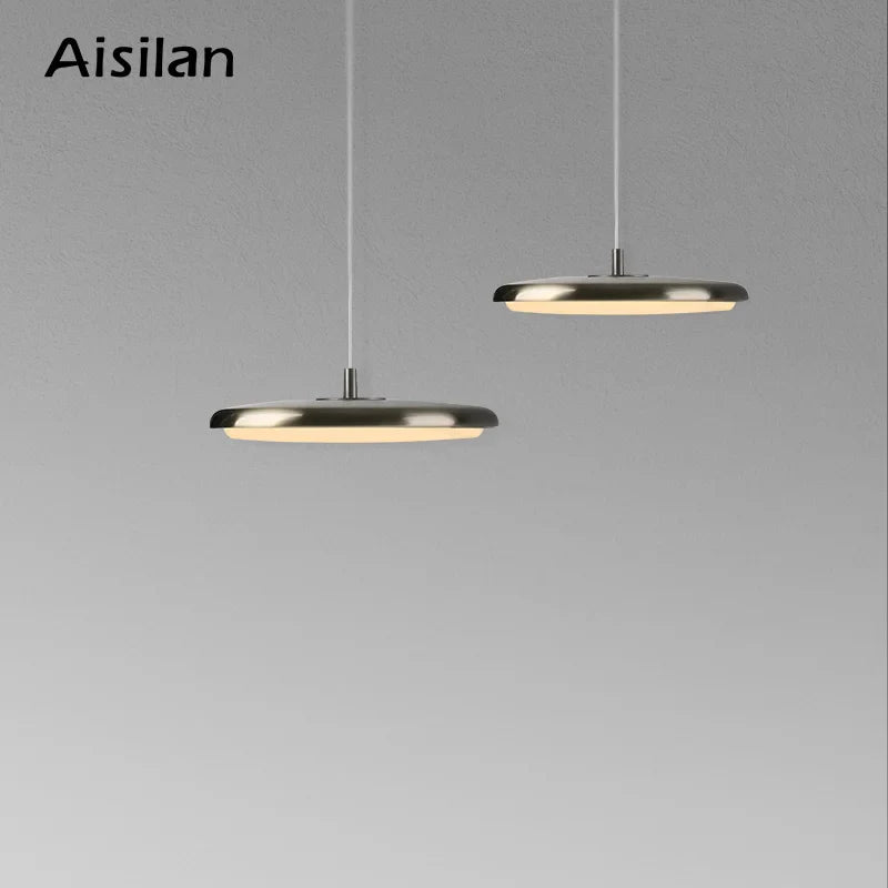 Afralia™ Nordic LED Pendant Light: Minimalist 15W Hanging Lamp for Kitchen Island, Bedside