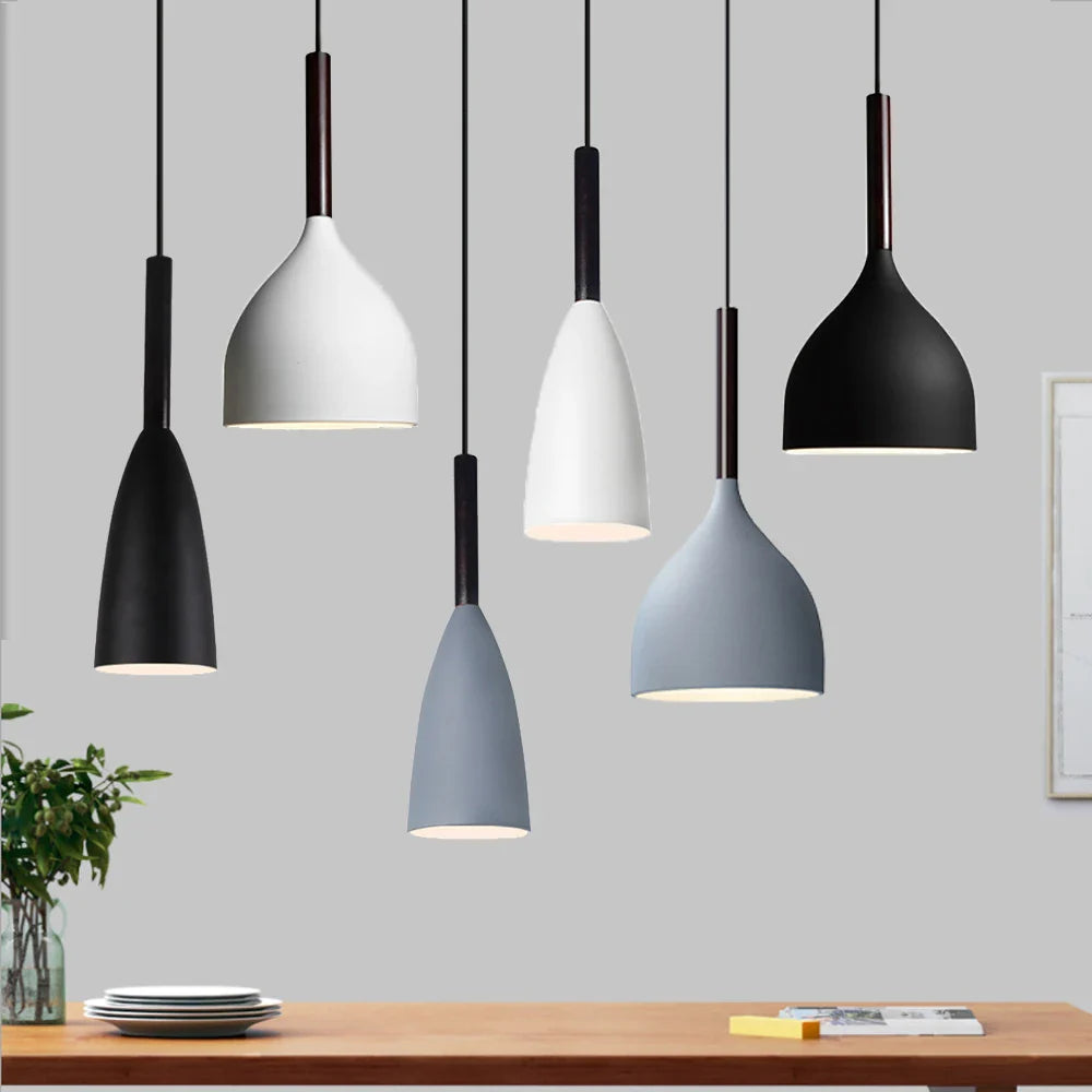 Afralia™ Nordic Pendant Chandelier: Vintage Retro Loft Hanging Lamp for Home Decor Lighting