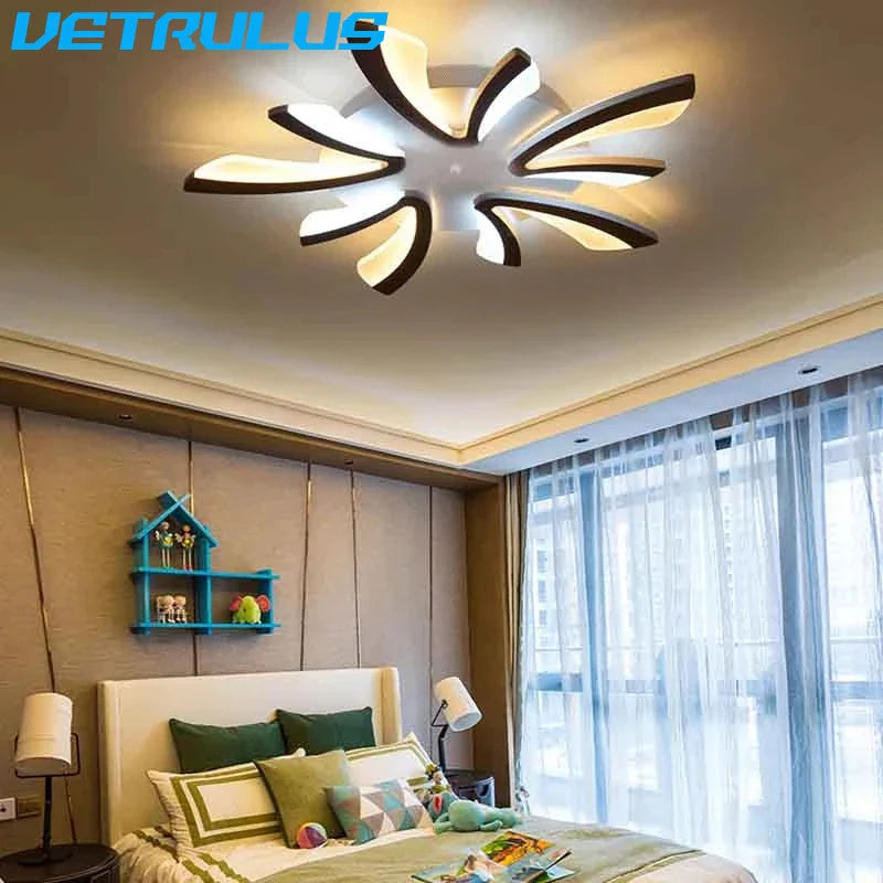 Afralia™ Modern LED Branch Chandelier for Dining Living Study Room Lighting Fixtures