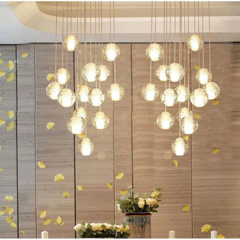 Afralia™ Crystal LED Chandelier: Modern Luxury Pendant Lights for Staircase, Bedroom, and Living Room