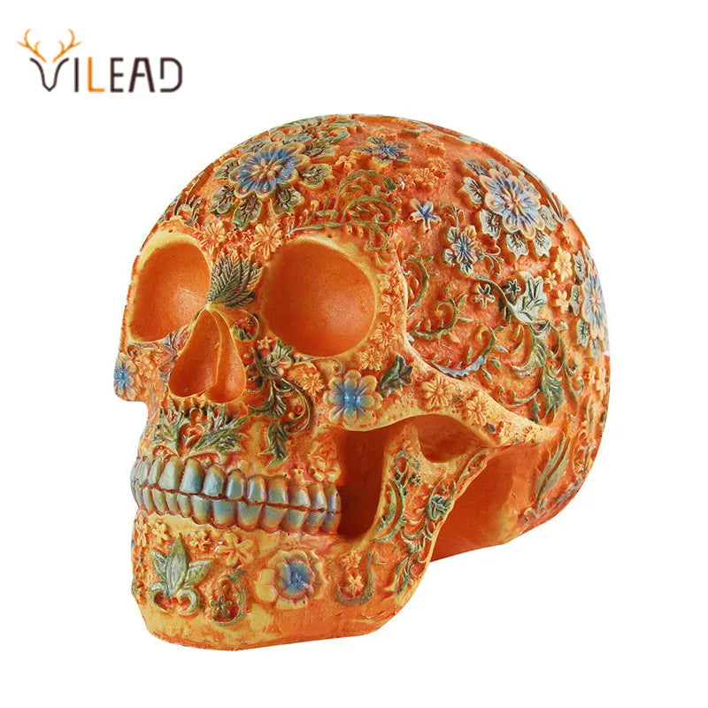 Afralia™ Skulls Home Decor Art Painting Halloween Props Fashion Bar Ornaments