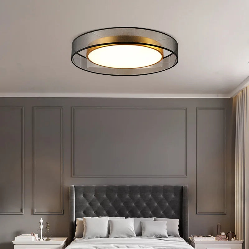 Afralia™ 16W Copper Ceiling Light: Modern Nordic Bronze Living Room Bedroom Lamp