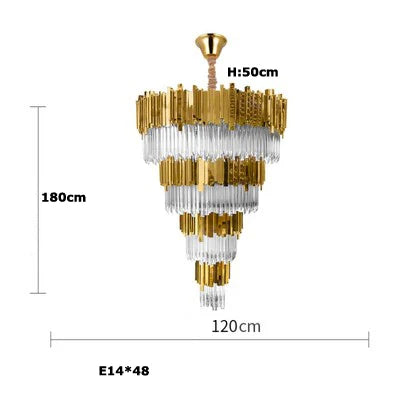 Afralia™ Modern Crystal Chandelier Lighting for Dinning Room