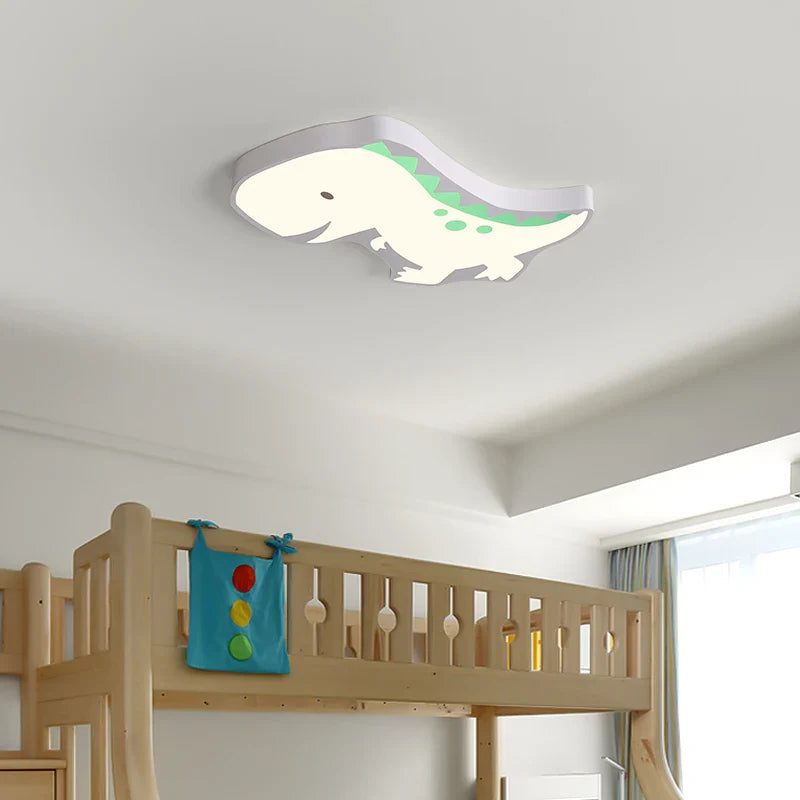 Afralia™ LED Dinosaur Ceiling Chandelier: Creative Home Decor for Kids Room