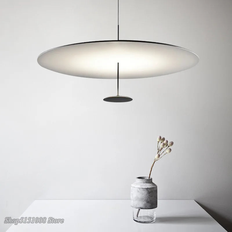 Afralia™ UFO Saucer LED Pendant Lamp for Modern Loft Living Room Lighting Fixtures