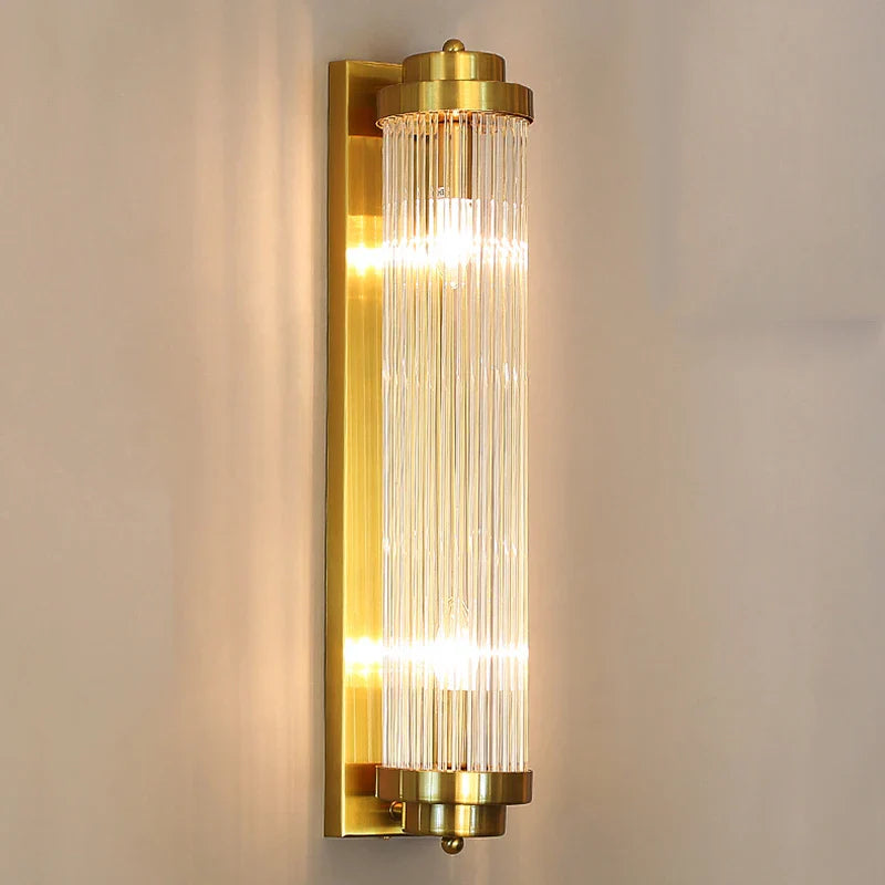 Afralia™ Crystal Wall Lamp: Modern Minimalist Luxury LED Lights for Living Room, Bedroom & Aisle