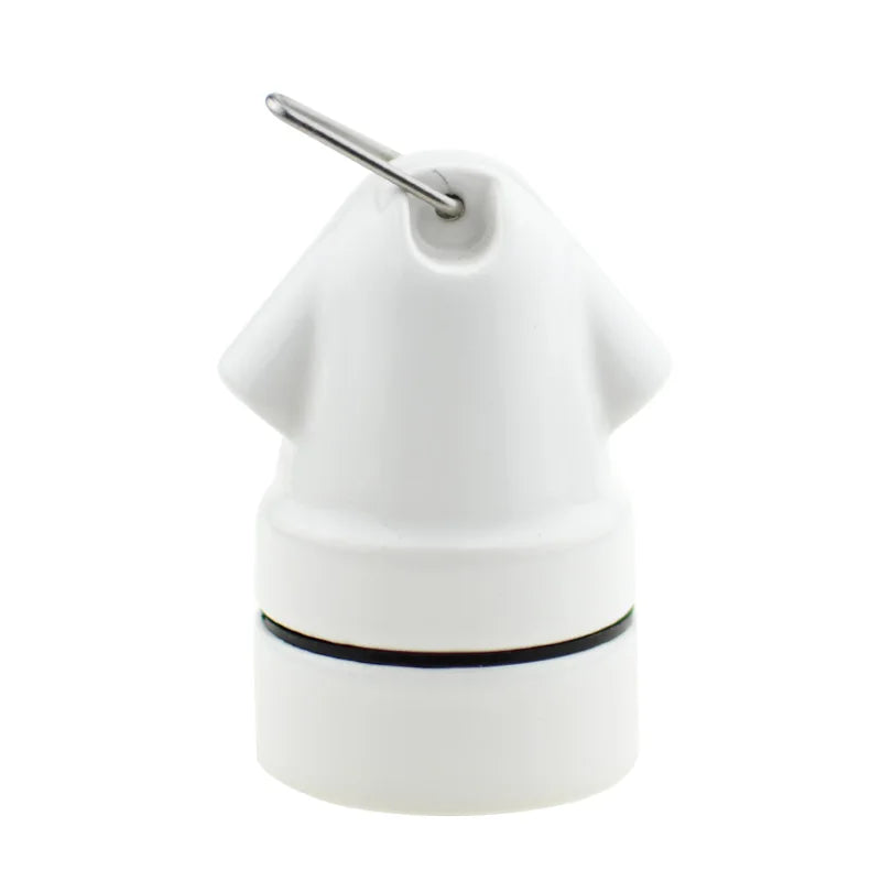Afralia™ Ceramic E27 Socket Lamp Holder with Waterproof Hook - 110-220V Bulb Fitting