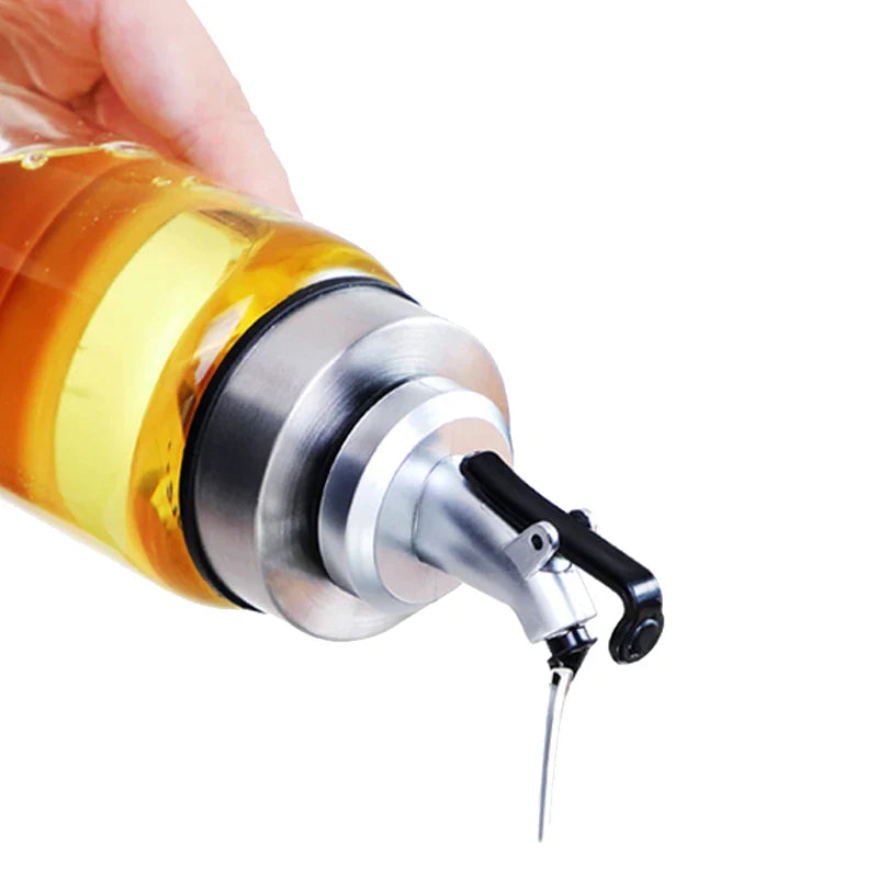 Afralia™ Glass Seasoning Dispenser Bottle for Oil and Vinegar Storage - Kitchen Accessories