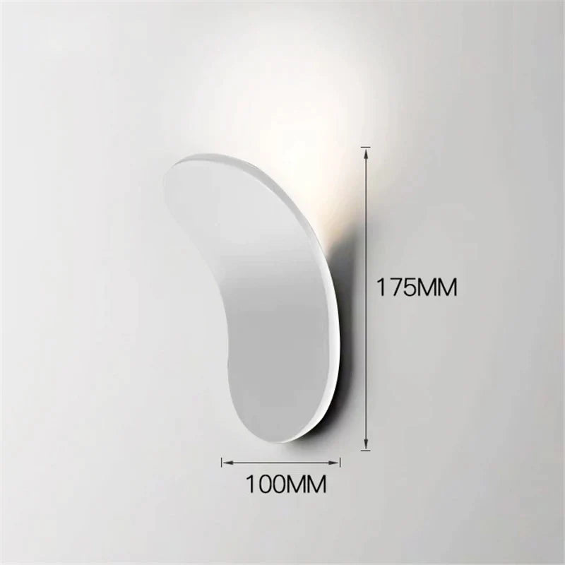 Afralia™ Modern Metal LED Wall Lights for Home, Living Room, Kitchen, Corridor - Nordic Loft Fixtures