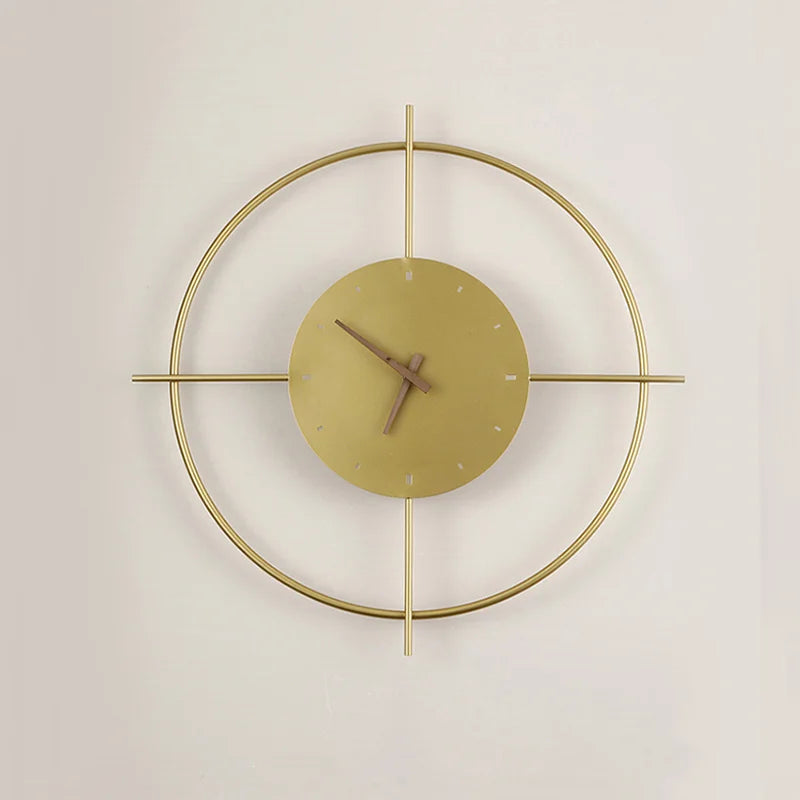 Afralia™ Nordic Art Clock Design Wall Lamp for Creative Wall Decor and Lighting