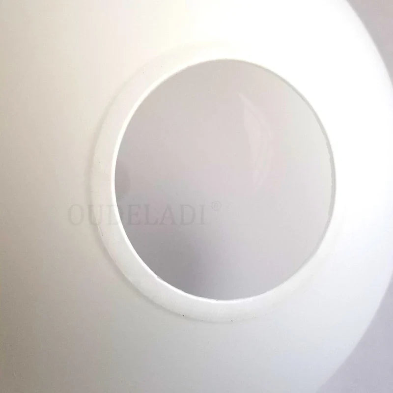 Afralia™ White Glass Lampshade Dia10/12/15cm, Round Ball Light Cover Fitting, High Temperature Resistant