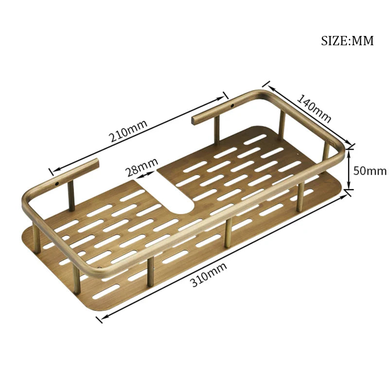 Afralia™ Shower Faucet Shelf for Bathroom Storage and Organization