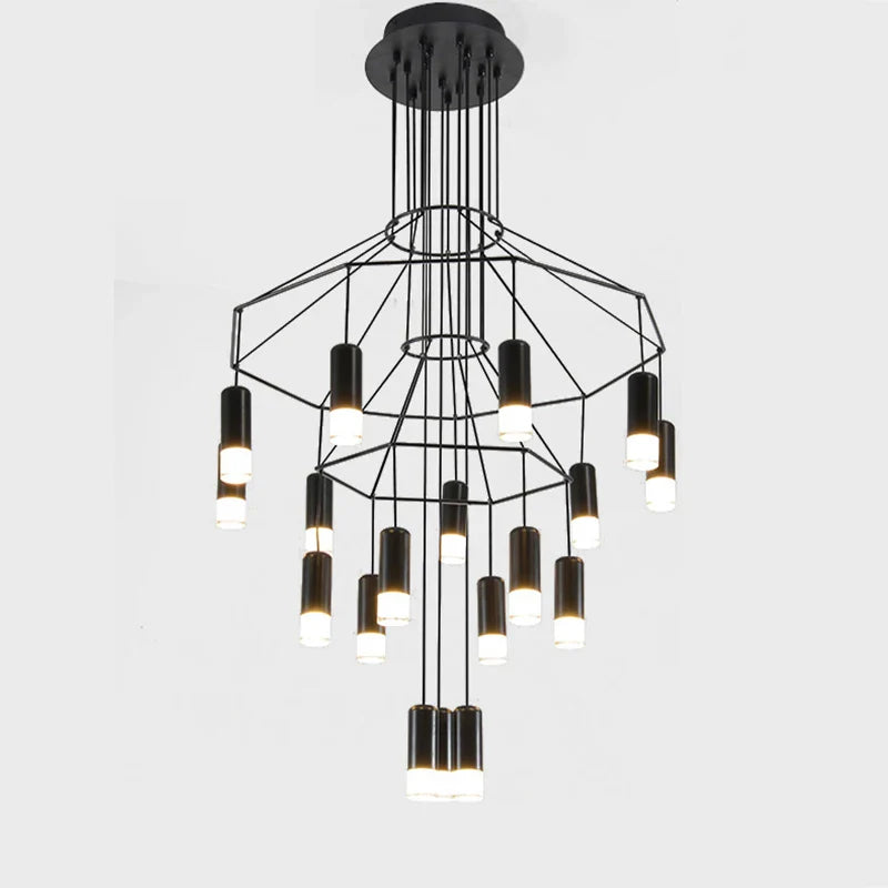 Afralia™ Designer Nordic Ceiling Chandelier for Home Decor and Living Room Lighting