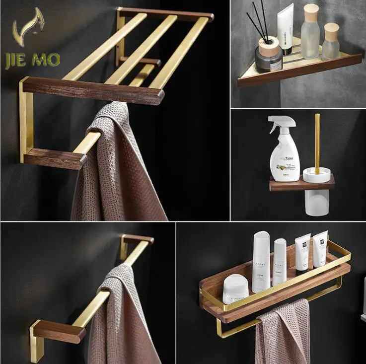 Afralia™ Bathroom Hardware Set: Towel Rack, Slippers Rack, Toilet Paper Rack - Space Aluminum