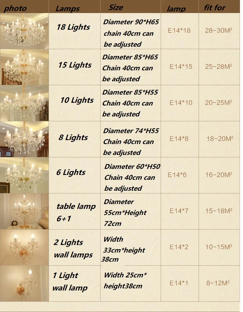 Afralia™ Crystal Chandelier Lighting: Modern European Gold/Silver Style, Clear K9 Hanging Lights