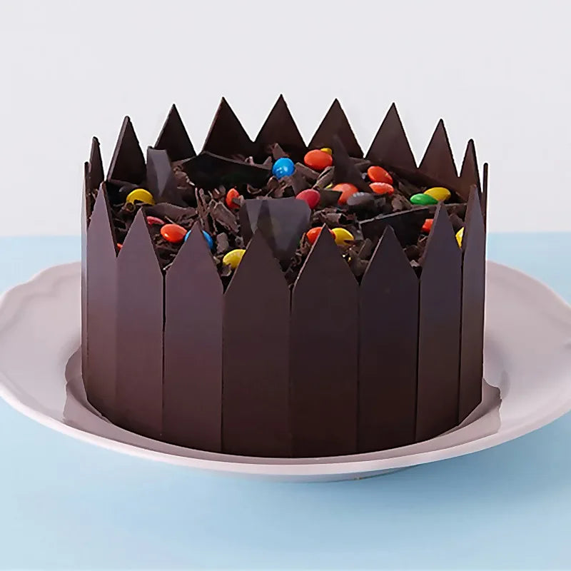 Afralia™ Silicone Fence Geometry Shapes Cake Mold for DIY Chocolate Baking Decor