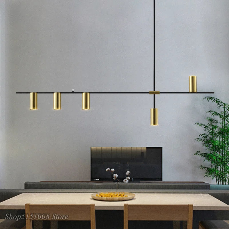 Afralia™ LED Ceiling Chandelier: Modern Nordic Design Hanging Lamp for Dining & Living Rooms