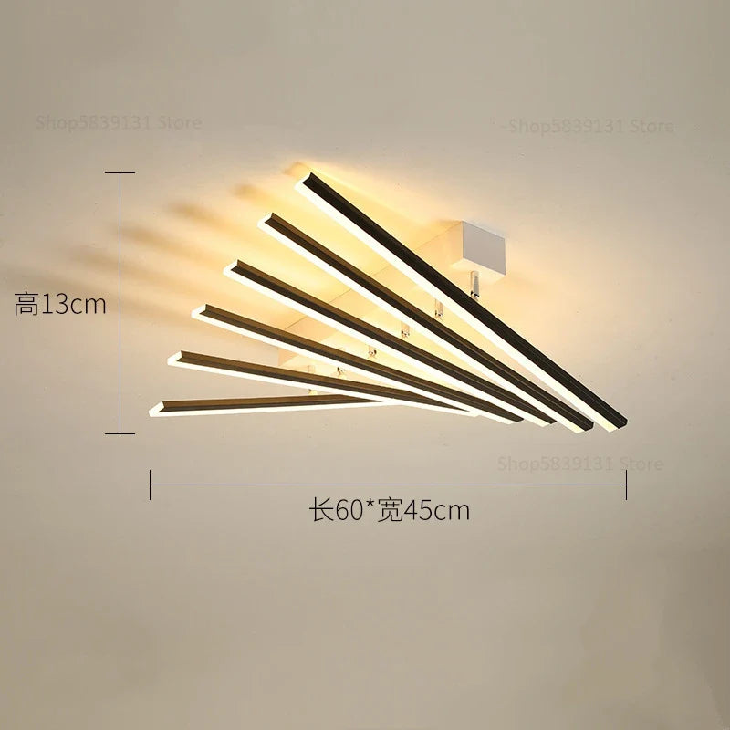 Afralia™ Modern LED Ceiling Lights for Living Room Kitchen Bedroom Beauty Decor, Nordic Design