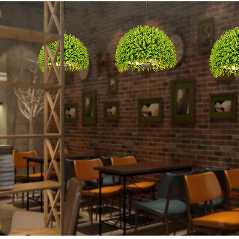 Afralia™ Retro Plant Chandelier: Ideal for Restaurant, Bar, Industrial Loft Decor