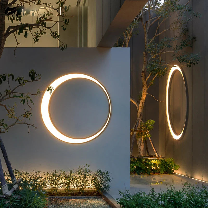 Afralia™ Stainless Steel Moon Lamp for Street Garden, IP65 Waterproof, Outdoor Sconce