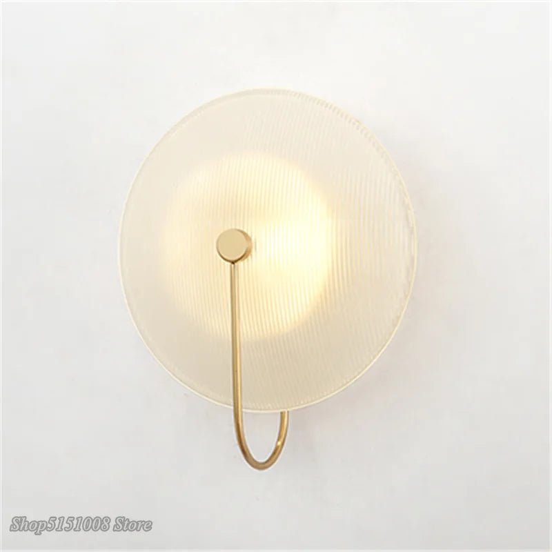 Afralia™ Glass Wall Lamp Nordic Minimalist T Model Sconce Light for Home Decor