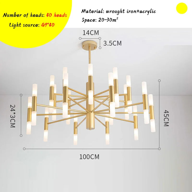 Afralia™ Nordic LED Pendant Chandelier: Modern Home Decor Light Fixture for Living Room, Bedroom & Restaurant