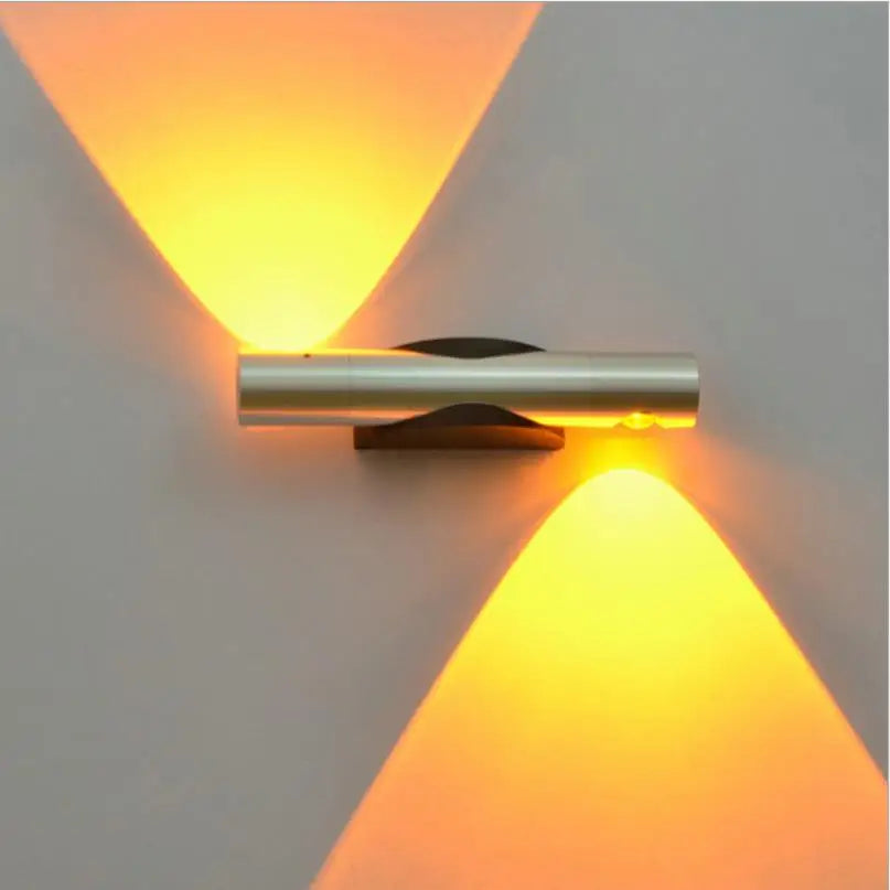 Afralia™ Modern LED Wall Sconce 360° Rotation Bedroom Lamp